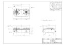 リンナイ RTS-336-2FTS(SL)-L 13A 取扱説明書 商品図面 器具仕様書 2口ガステーブルコンロ 商品図面1