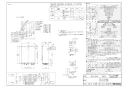 RUF-E1616AB ガスふろ給湯器 設置フリータイプ 16号 フルオート PS扉内後方排気型 商品図面1