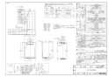 リンナイ RUF-ME2406AW 13A 取扱説明書 商品図面 施工説明書 器具仕様書 ガスふろ給湯器 マイクロバブルバスユニット内蔵型 フルオート 屋外壁掛型 24号 商品図面1