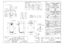 リンナイ RUF-SE1605AT(A) 13A 取扱説明書 商品図面 施工説明書 器具仕様書 ガスふろ給湯器 設置フリータイプ フルオート RUF-SEシリーズ スリムタイプ 16号 PS扉内排気型/PS前排気型 商品図面1