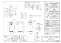 リンナイ RUF-SE1605AT-L(A) 13A 取扱説明書 商品図面 施工説明書 器具仕様書 ガスふろ給湯器 設置フリータイプ フルオート RUF-SEシリーズ スリムタイプ 16号 PS扉内排気型/PS延長前排気型 商品図面1