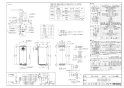 リンナイ RUF-SE1615SAT(A) 13A 取扱説明書 商品図面 施工説明書 器具仕様書 ガスふろ給湯器 設置フリータイプ オート RUF-SEシリーズ スリムタイプ 16号 PS扉内設置型/PS前排気型 商品図面1