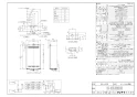 RUF-VK2010SABOX(B) ガスふろ給湯器 設置フリータイプ オート RUF-VKシリーズ 壁組込設置型 20号 商品図面1