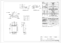 リンナイ RUK-V1610BOX-E 13A 取扱説明書 商品図面 施工説明書 器具仕様書 ガス給湯専用機 音声ナビ RUK-Vシリーズ コンパクトタイプ 16号 壁組込設置型 商品図面1