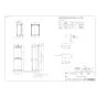 リンナイ UOP-T201(3)UW 商品図面 施工説明書 据置台 商品図面1