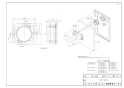 リンナイ UOP-TAR112 商品図面 施工説明書 アルコーブ扉内アダプタ 商品図面1