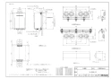 リンナイ UX-BSWS-SS 商品図面 施工説明書 防振壁掛金具 商品図面1