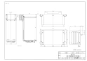 リンナイ WOP-E305 商品図面 施工説明書 側方排気アダプタ 商品図面1