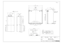 リンナイ WOP-G101(K)UW 商品図面 施工説明書 配管カバー 商品図面1