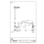 SANEI A5371-13 商品図面 SANEI(サンエイ) 厨房用立形上向自在水栓 商品図面1
