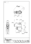SANEI B2110D-13 商品図面 Ｄ式回転分岐バルブ 商品図面1