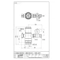 SANEI B98-AU3A 商品図面 SANEI(サンエイ) シングル混合栓用分岐アダプター 商品図面1