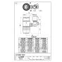 SANEI B98-B 商品図面 シングル混合栓用分岐アダプター 商品図面1