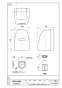 SANEI EV9210-C 商品図面 自動水栓（小便器用） 商品図面1