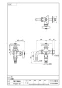 SANEI F126V-13 商品図面 散水用二口横水栓 商品図面1