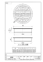 SANEI H410B-150 商品図面 兼用目皿 商品図面1