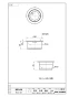 SANEI H44-40 商品図面 兼用防虫目皿 商品図面1