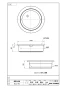 SANEI H44-75 商品図面 兼用防虫目皿 商品図面1