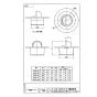 SANEI H446-40 商品図面 ツバ広兼用アレスター 商品図面1