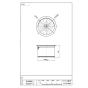 SANEI H650AF-S 商品図面 SANEI(サンエイ) 流し排水栓カゴ 商品図面1