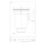 SANEI H657 商品図面 流し排水栓 商品図面1