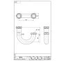 SANEI H70-670-38X140 商品図面 幅広Ｕ管 商品図面1
