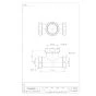 SANEI H80-46-32X25X25 商品図面 洗浄管連結異径チーズ 商品図面1