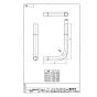 SANEI H81-2-B 商品図面 ロータンク洗浄管上部 商品図面1