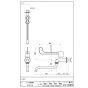 SANEI JA131-13 商品図面 レバー自在水栓 商品図面1