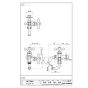 SANEI JF12YK-13 商品図面 万能二口横水栓 商品図面1