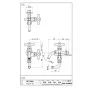 SANEI JF12YV-13 商品図面 万能二口横水栓 商品図面1