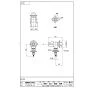 SANEI JY1432TK-13 商品図面 洗濯機用送り座水栓 商品図面1