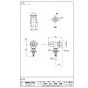 SANEI JY1432TV-13 商品図面 洗濯機用送り座水栓 商品図面1