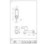 SANEI JY202HC-13 商品図面 胴長横水栓 商品図面1