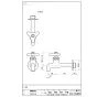 SANEI JY20J-13 商品図面 胴長横水栓（固定コマ仕様） 商品図面1