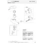 SANEI K1700TVK-13 取扱説明書 商品図面 分解図 シングル洗濯機用混合栓 分解図1