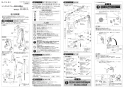 SANEI K3715EV-13 取扱説明書 商品図面 分解図 シングルスプレー混合栓（壁出） 取扱説明書1