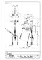 SANEI K37531JK-13 取扱説明書 商品図面 分解図 シングルスプレー混合栓 商品図面1