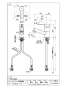 SANEI K475NJK-1-13 取扱説明書 商品図面 シングルワンホール洗面混合栓 商品図面1