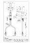 SANEI K475NJV-1-13 取扱説明書 商品図面 分解図 シングルワンホール洗面混合栓 商品図面1
