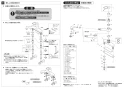 SANEI K6711MEK-13 取扱説明書 商品図面 分解図 サンエイ(SANEI) シングル台付切替シャワー混合栓 取扱説明書2