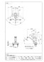 SANEI K77CEK-13 取扱説明書 商品図面 分解図 サンエイ(SANEI) シングル台付混合栓 商品図面1