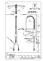 SANEI K8731JK-13 取扱説明書 商品図面 分解図 サンエイ(SANEI) シングルワンホールスプレー混合栓 商品図面1