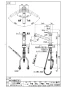 SANEI K87501JK-U-13 取扱説明書 商品図面 分解図 サンエイ(SANEI) シングルワンホールスプレー混合栓 商品図面1