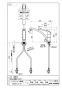 SANEI K876TJK-13 取扱説明書 商品図面 分解図 サンエイ(SANEI) シングルワンホール混合栓 商品図面1