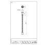 SANEI PA286A-76X3-16 商品図面 ベンリー直パイプ 商品図面1