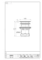 SANEI PH31-32 商品図面 丸鉢排水栓 商品図面1