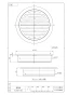 SANEI PH410B-100 商品図面 兼用目皿 商品図面1