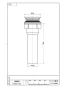 SANEI PH748-X-32 商品図面 丸鉢排水栓 商品図面1
