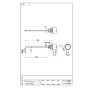 SANEI PH84-170XL 商品図面 ロータンクレバー 商品図面1